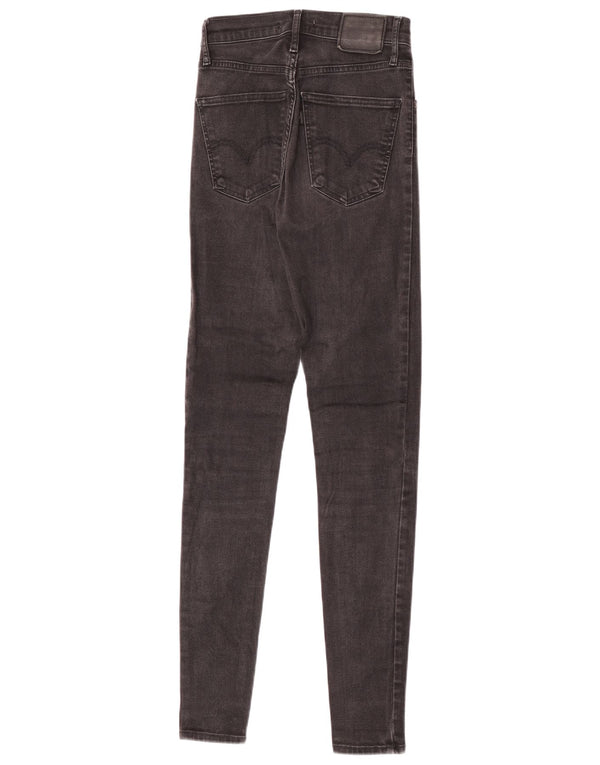 Vaqueros Levi's Mile High Super Skinny para mujer W25 L32 Algodón negro