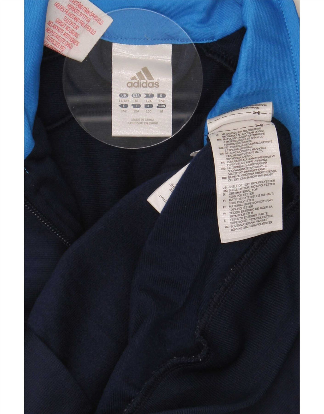 Adidas Chaqueta Chándal Niño 11-12 Años Azul Marino Poliéster