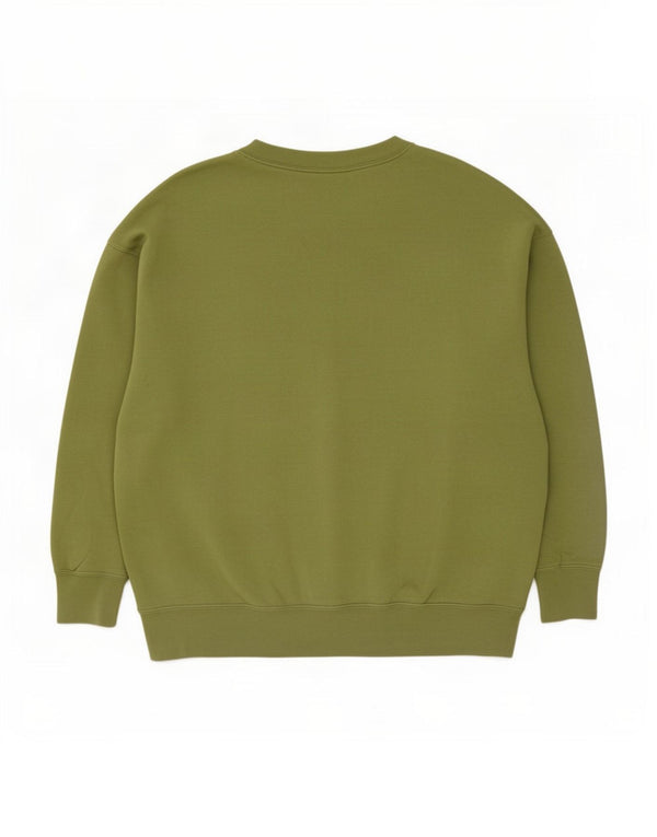Nike Hombre Sudadera Graphic Loose Fit Jersey De Algodón Verde Medio