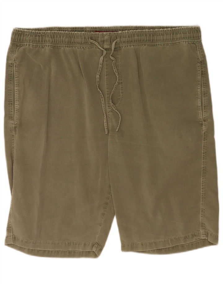 Carrera Pantalones cortos chinos regulares para hombre XL W38 Algodón caqui