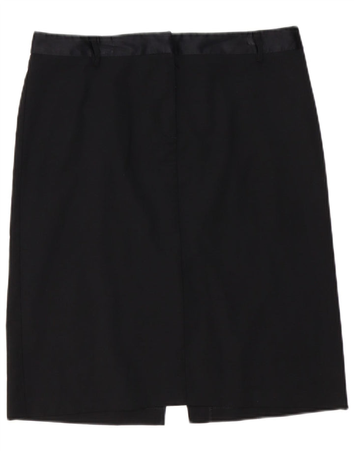 Benetton Falda Recta W32 Large Negro