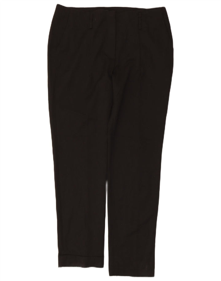 Zara Mujer Pantalón Chino Slim Grande W34 L30 Negro