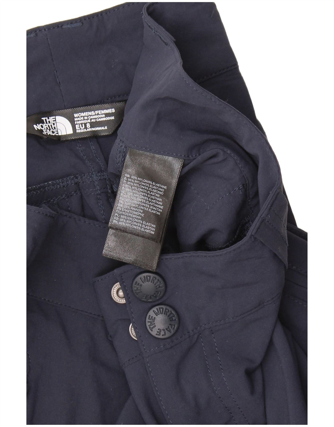 THE NORTH FACE Pantalones informales ajustados para mujer EU 8 Small W30 L30 Azul marino