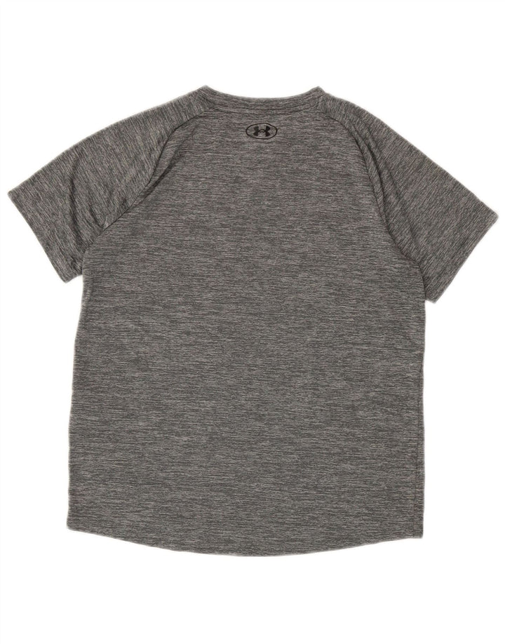 Under Armour Camiseta para niño Top 11-12 años Grande Gris Moteado Poliéster