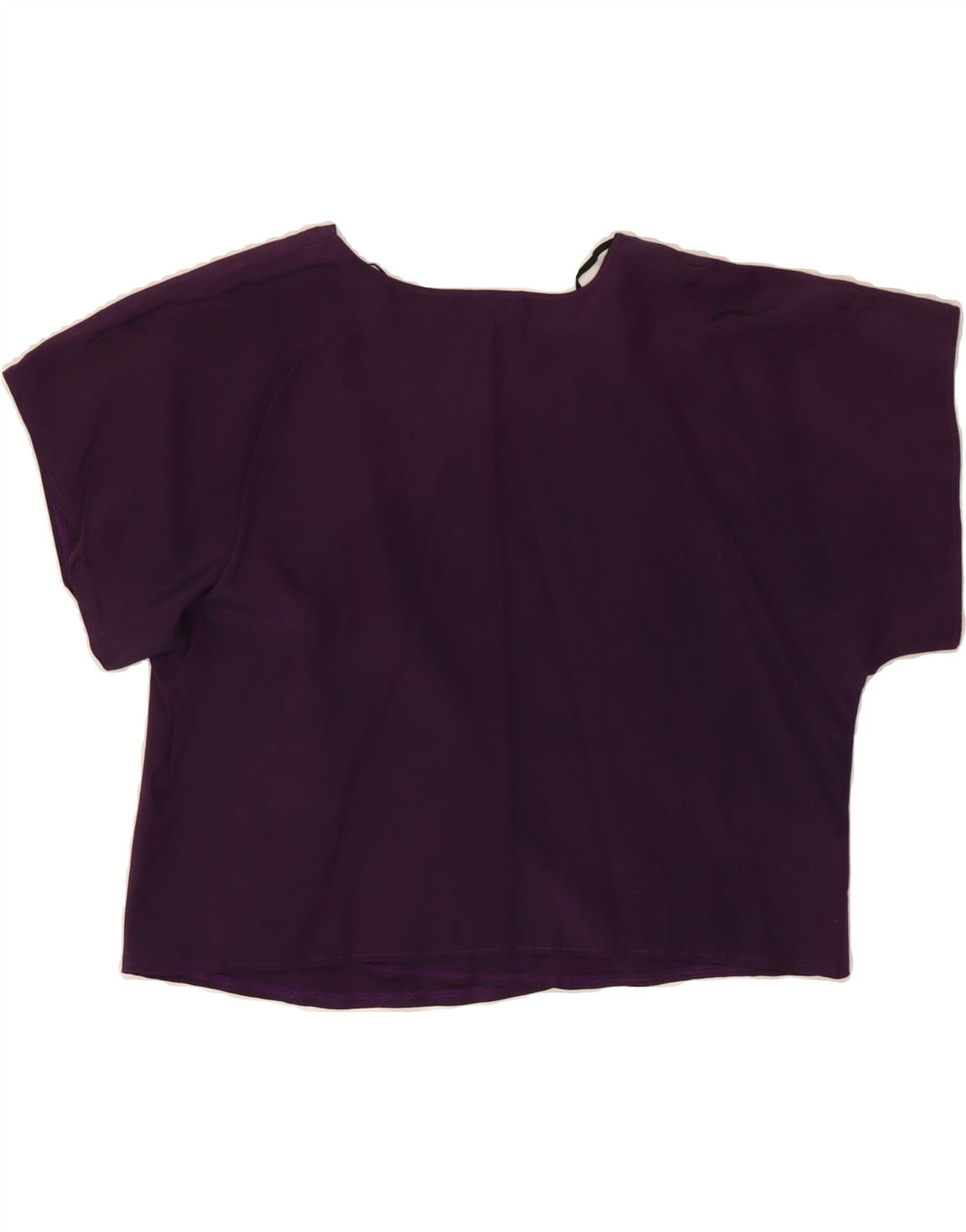 VINTAGE Womens Crop Oversized Blouse Top EU 36 Small Purple Vintage Vintage and Second-Hand Vintage from Messina Hembry 