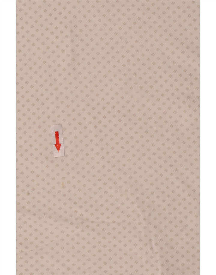 Refrigue Polo para mujer UK 10 Small White Argyle/Diamond Cotton