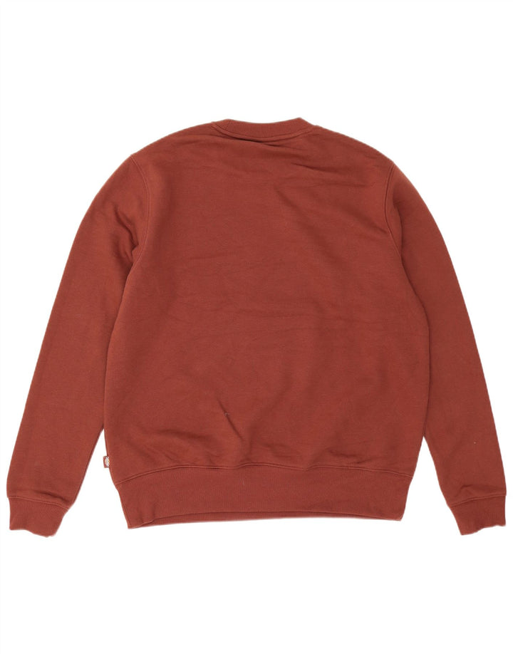 Dickies Hombre Sudadera Jumper Algodón Marrón Medio