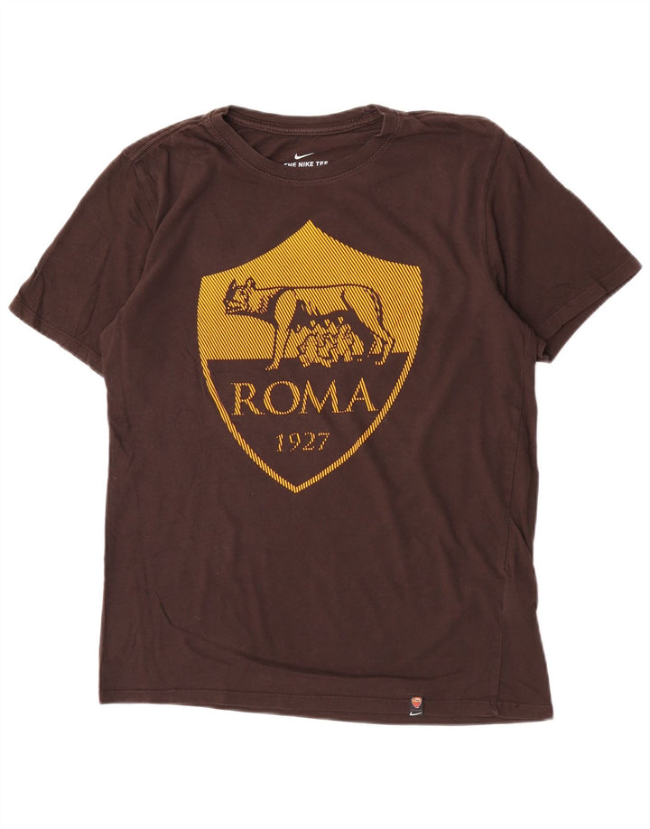 Camiseta Nike Roma Graphic para hombre de algodón marrón medio