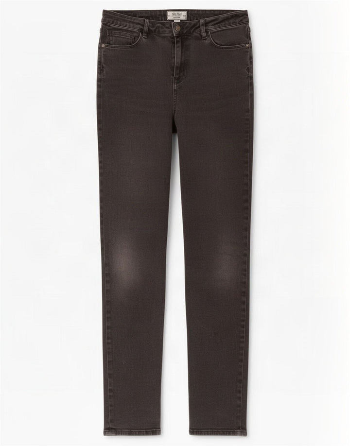 Vaqueros ajustados para mujer Fat Face UK 12 Medium W30 L29 Gris