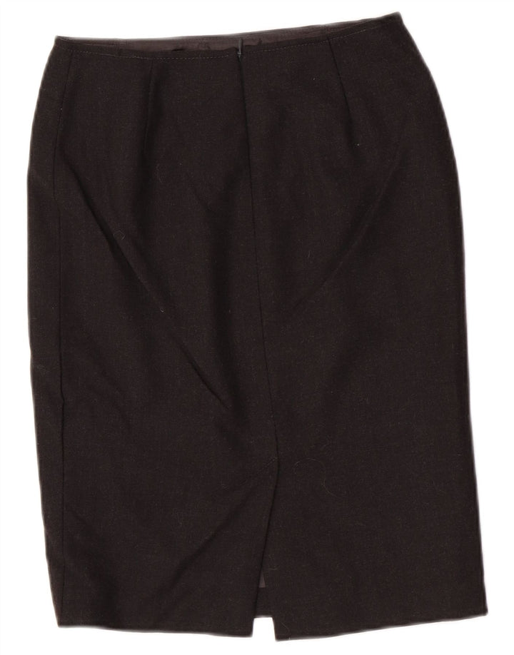 Falda lápiz para mujer Luisa Spagnoli IT 42 Medium W26 Lana virgen gris