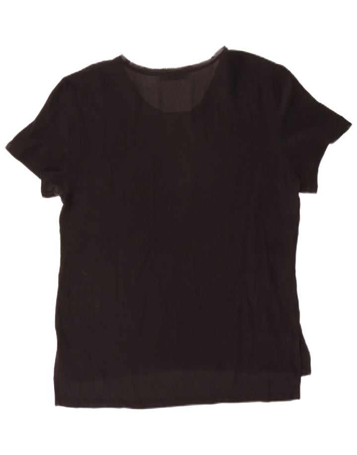Calvin Klein Jeans Blusa para mujer Top UK 44 Mediano Negro