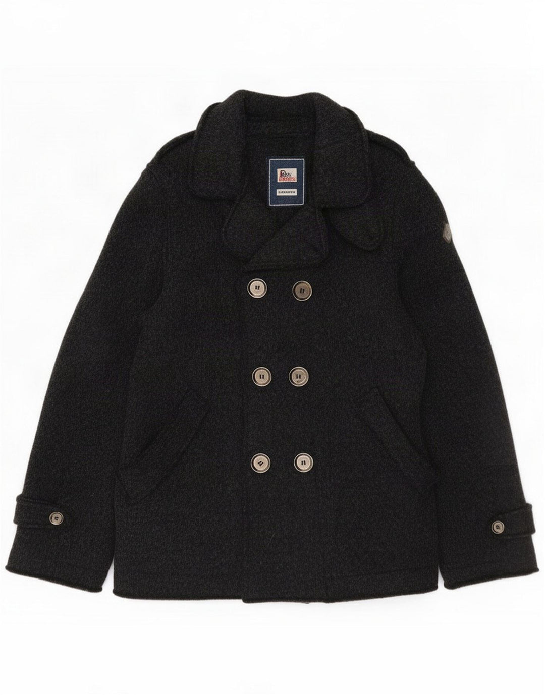 Roy Rogers Chaquetón para hombre IT 48 Lana gris medio