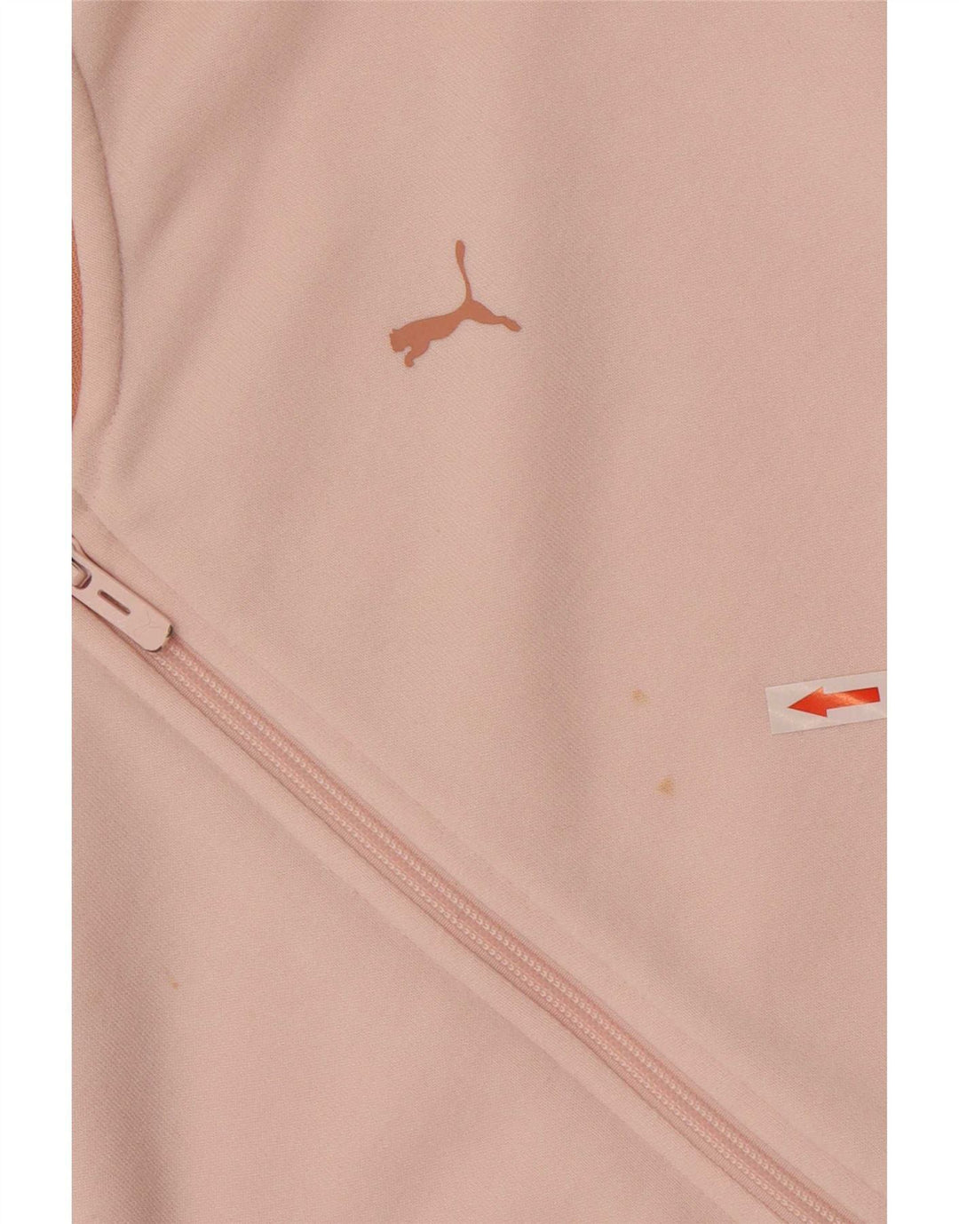 Puma Chaqueta de chándal gráfica para mujer, talla 40, color rosa medio