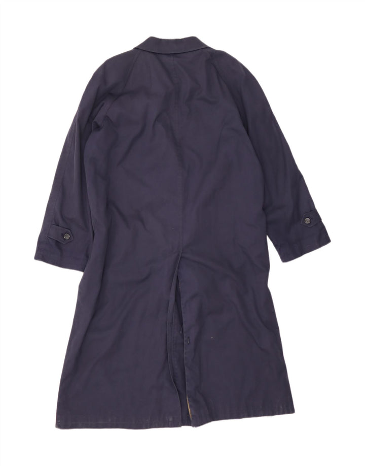 Abrigo vintage para hombre IT 52 XL Poliéster azul marino