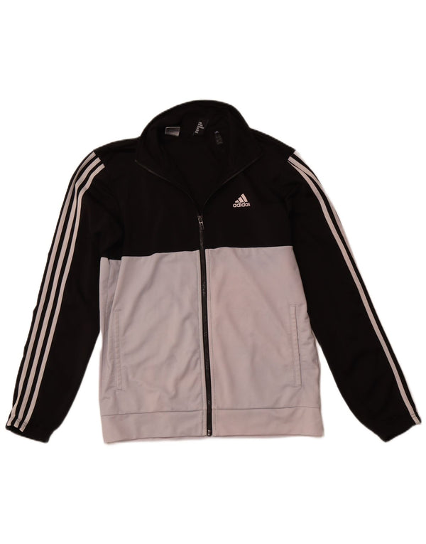 ADIDAS Chaqueta de chándal para hombre UK 40/42 Medium Black Colourblock