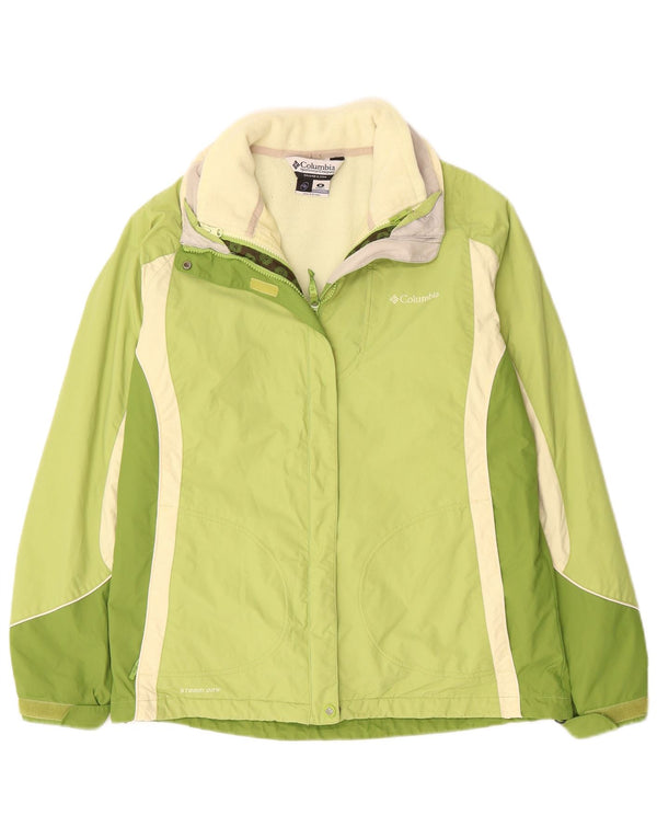 Chaqueta cortavientos COLUMBIA para mujer Interchange UK 40 Verde medio