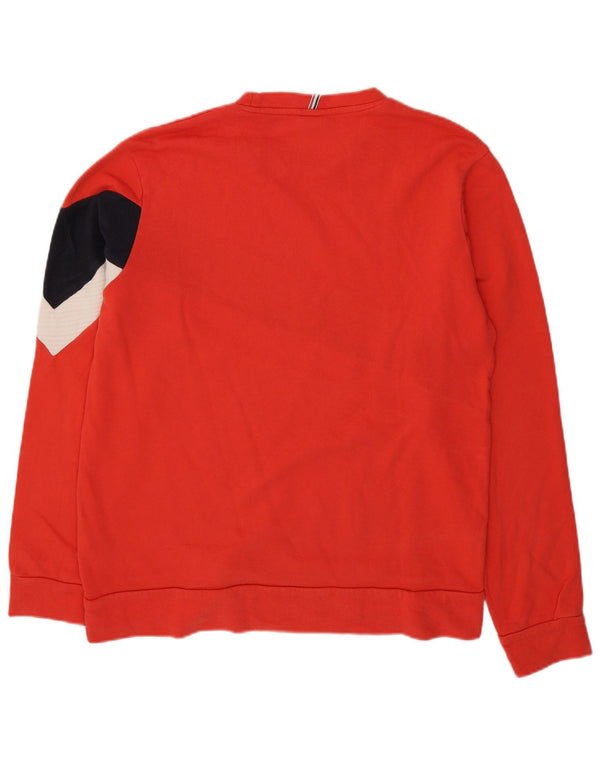 Jack & Jones Hombre Sudadera Jumper XL Rojo Colorblock Algodón