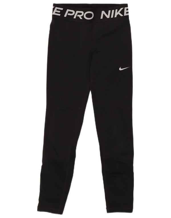 Leggings Nike para niña 8-9 años WSmall Negro Poliéster