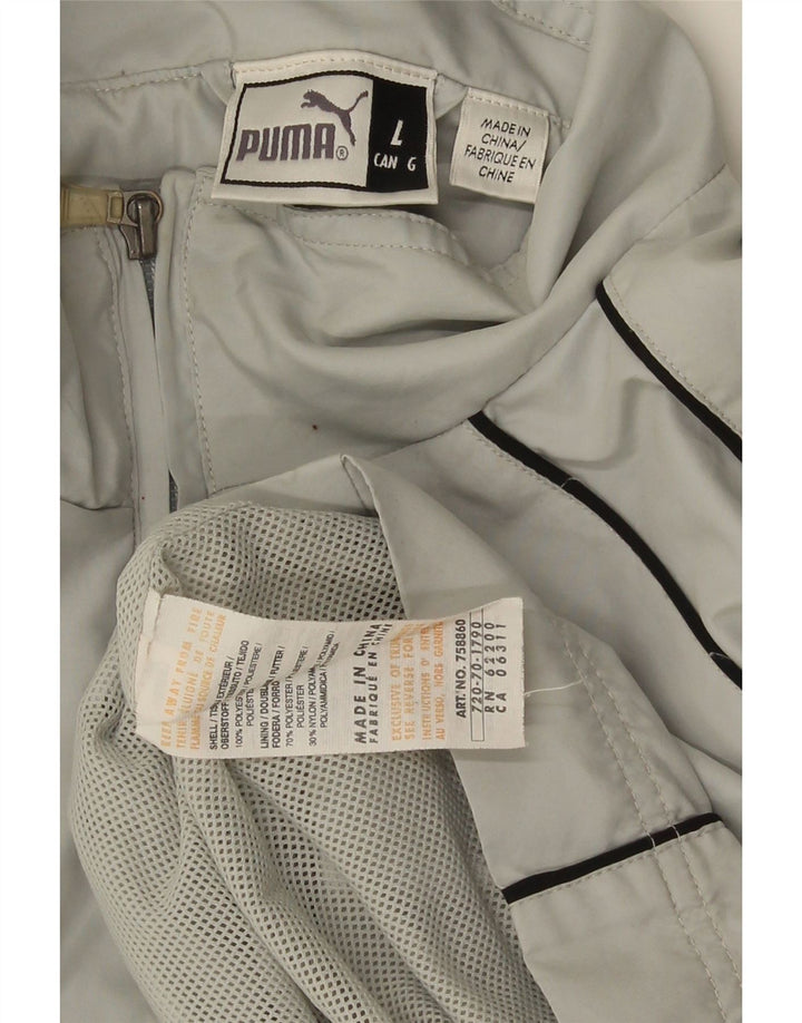 Puma Chándal completo para hombre Poliéster gris grande