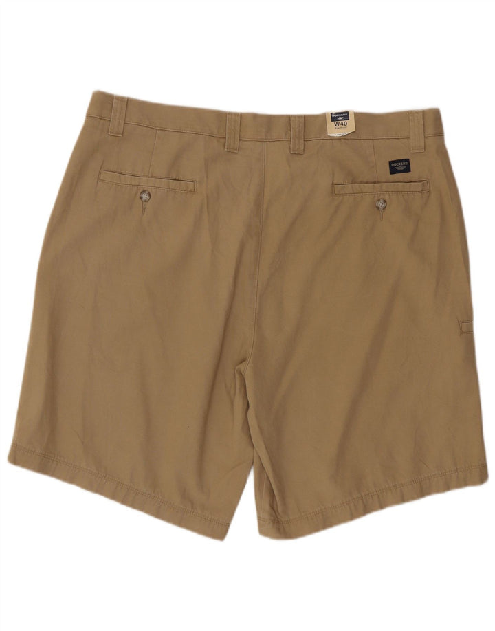 DOCKERS Pantalones cortos cargo de ajuste relajado para hombre W40 XL Algodón beige