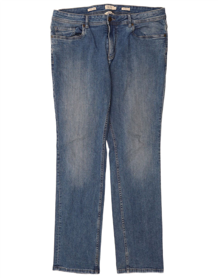 Dack's Jeans rectos de ajuste regular para hombre IT 52 XL W36 L33 Azul
