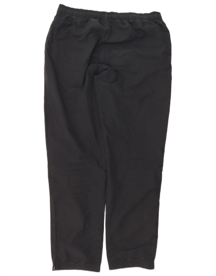 Adidas Hombre Climalite Chándal Pantalones Joggers Grande Negro Poliéster