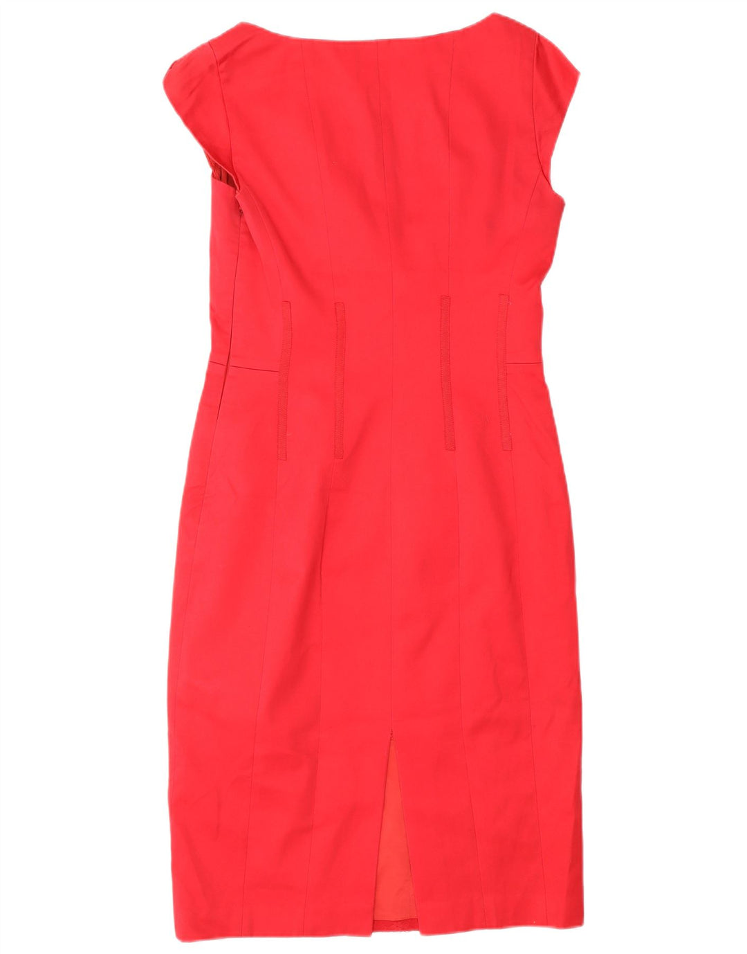 COAST Vestido tubo para mujer UK 10 Pequeño Algodón rojo