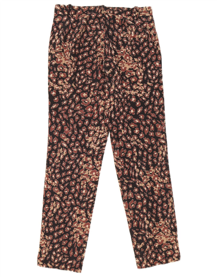 Marks & Spencer Pantalones Casuales con Estampado Abstracto para Mujer UK 8 Small W26 L25