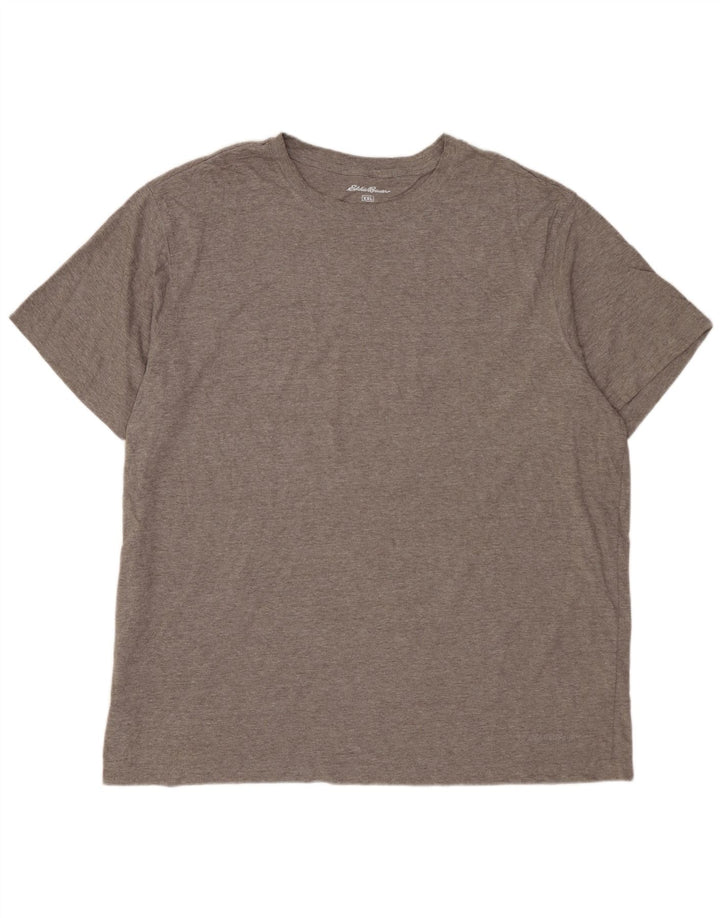 EDDIE BAUER Camiseta para hombre Top 2XL Gris Algodón