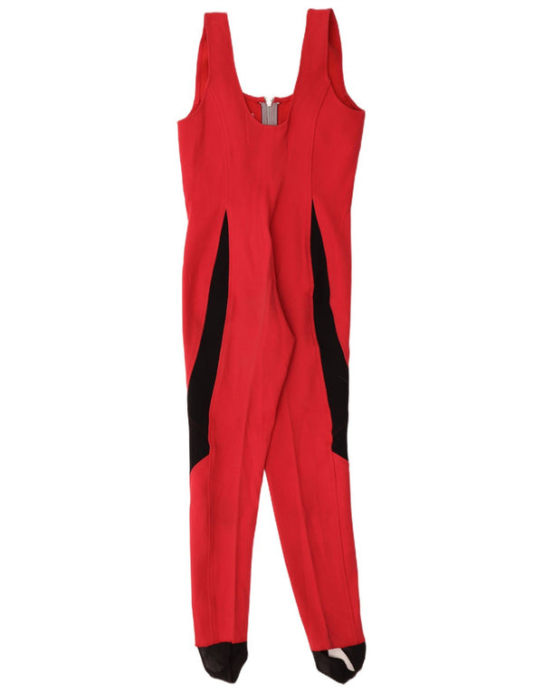 Colmar Womens Stirrup Jumpsuit IT 44 Medium Pink Colourblock Polyamide