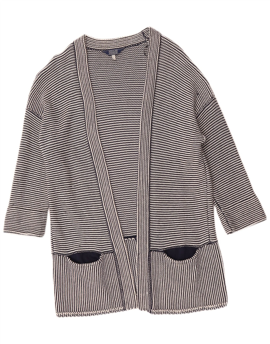Joules Suéter tipo cárdigan largo extragrande para mujer UK 44 Azul grande
