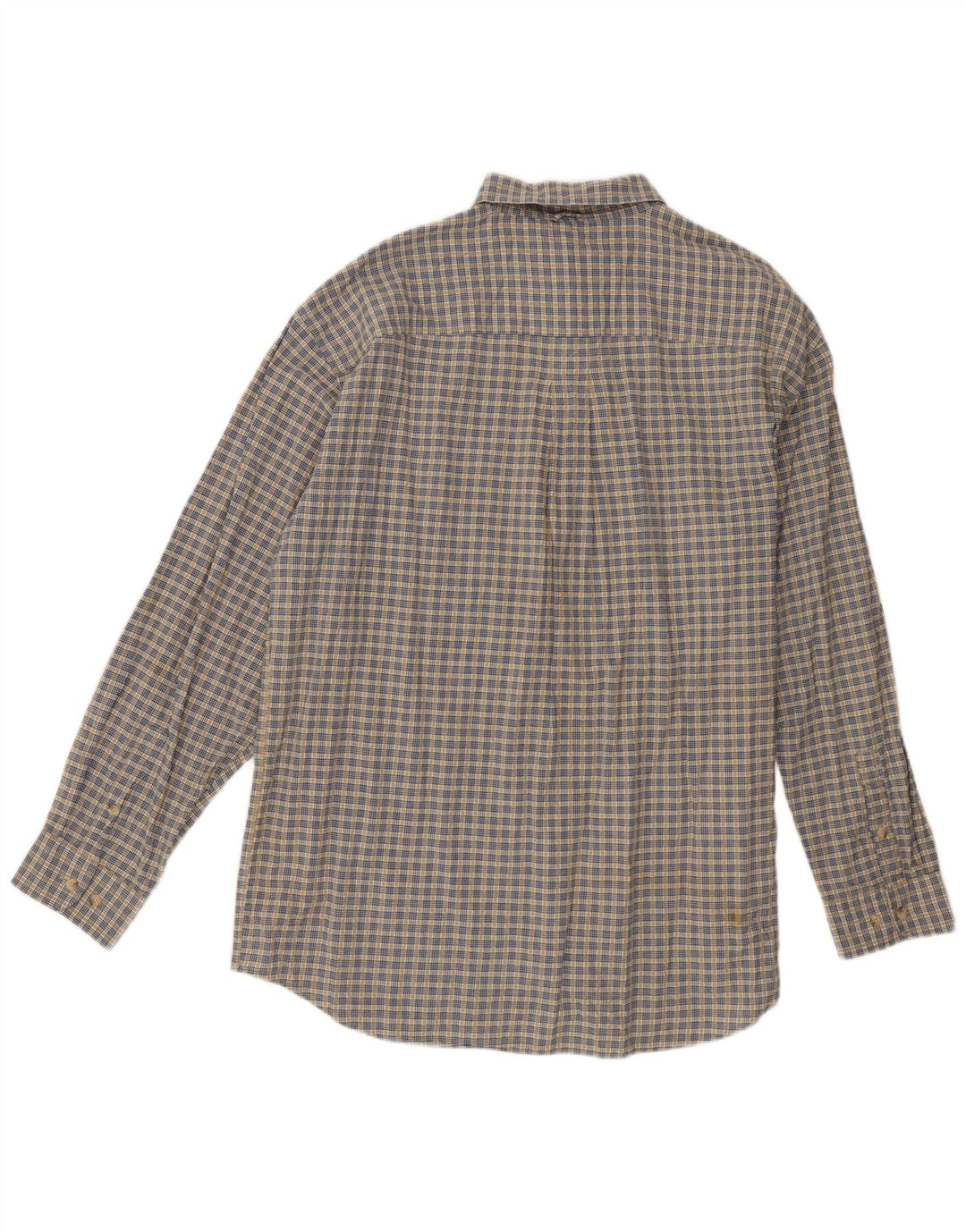 Camisa Timberland Hombre Grande Beige A Cuadros De Algodón