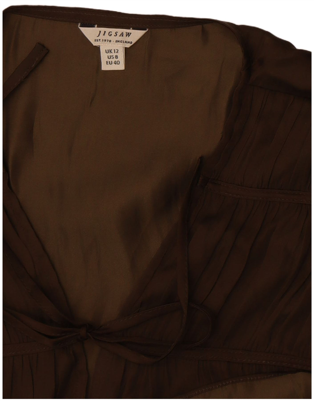 Blusa para mujer Jigsaw Top UK 12 Medium Khaki