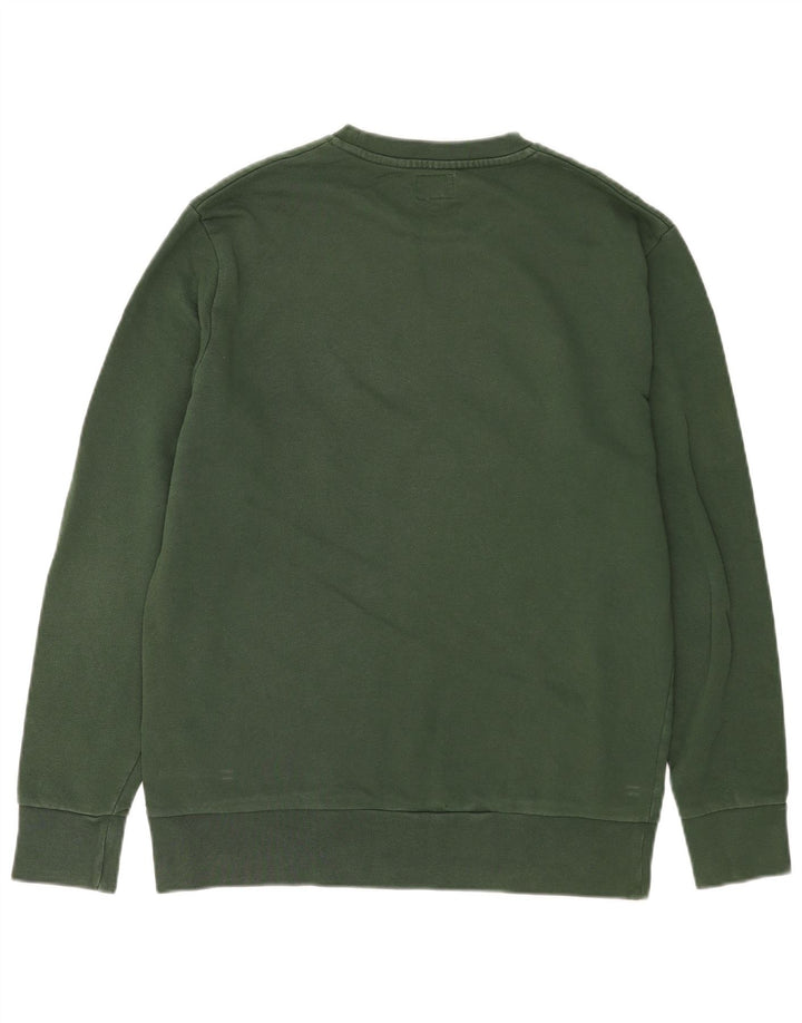 Levi's Hombre Sudadera Gráfica Jumper Algodón Verde Medio