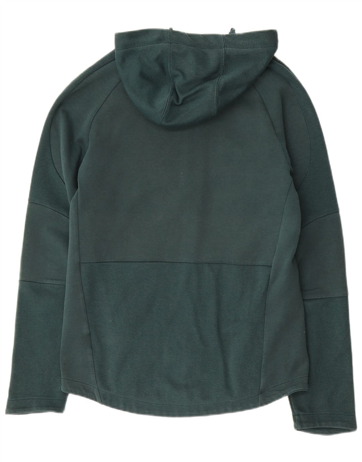 Puma Sudadera Con Capucha Y Cremallera Para Hombre Algodón Verde Medio