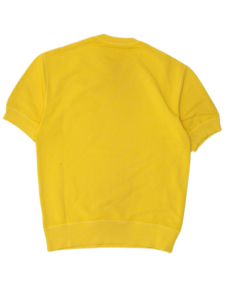 Dsquared2 Hombre Sudadera De Manga Corta Jumper Small Amarillo Algodón