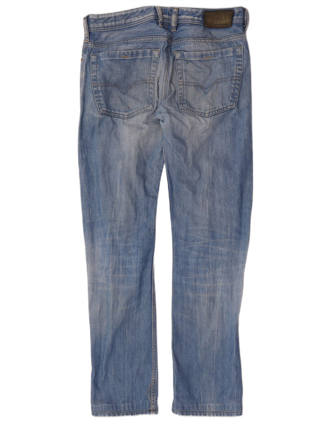 Diesel Hombre Zatiny Regular Bootcut Jeans W30 L30 Algodón Azul