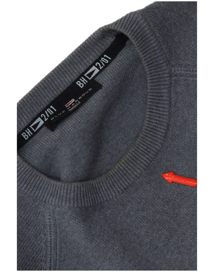 Marks & Spencer Jersey De Cuello Redondo En Azul Harbor Para Hombre Azul Medio