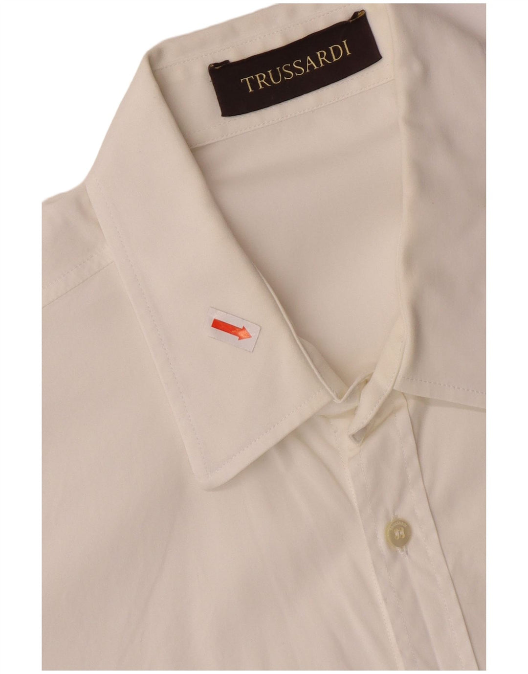 Camisa Hombre TRUSSARDI Mediana Algodón Blanco