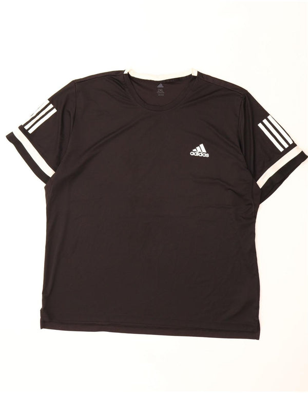 ADIDAS Camiseta Climacool para hombre Top 2XL Poliéster negro