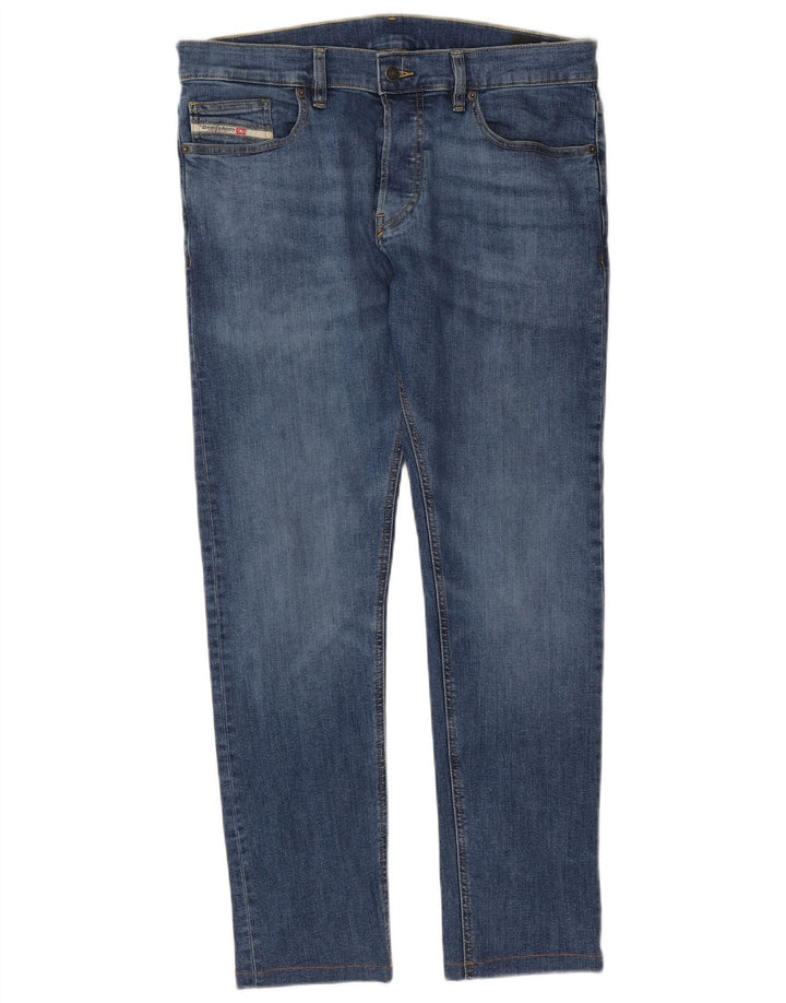 Diesel Hombre Vaqueros Slim W33 L30 Algodón Azul