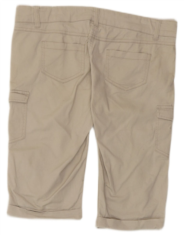 Silvian Heach Pantalones cortos cargo para mujer IT 46 Large W34 Beige