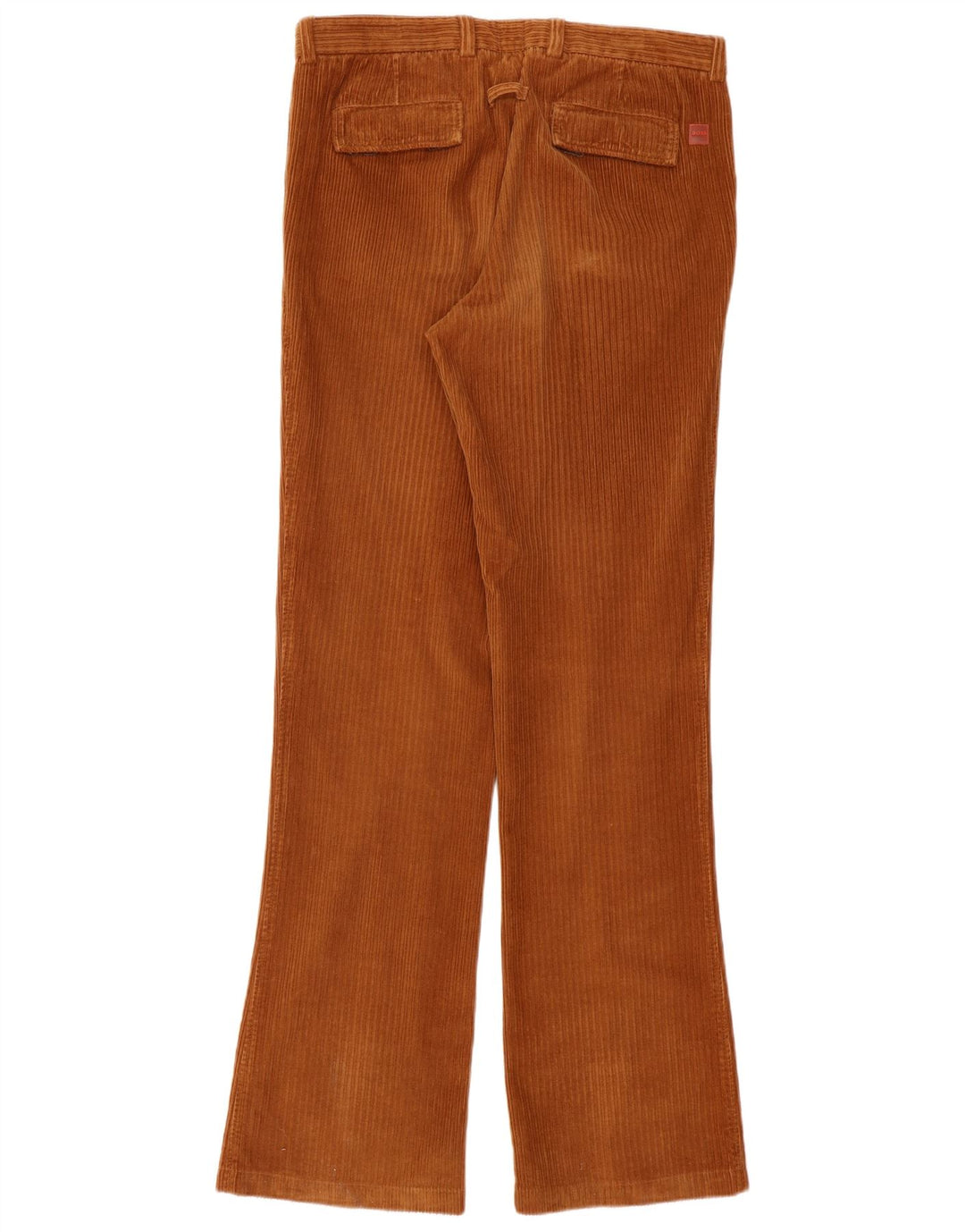 Pantalones de pana con corte bota para hombre HUGO BOSS W34 L36 Marrón