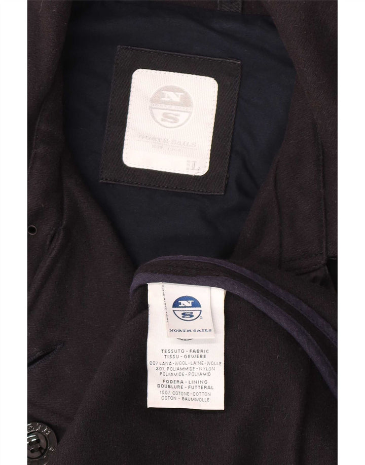 Chaquetón para mujer de North Sails, talla 40, talla grande, clásico de lana azul marino