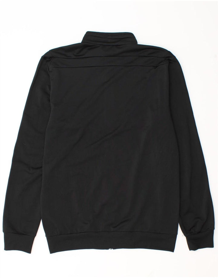Adidas Hombre Chándal Top Chaqueta Pequeña Poliéster Negro