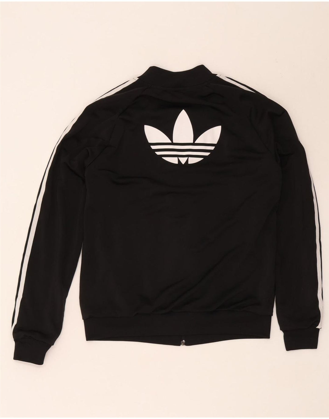 Adidas - Chaqueta de chándal gráfica para mujer, talla 40, talla M, color negro