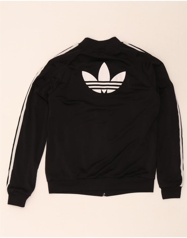 Adidas - Chaqueta de chándal gráfica para mujer, talla 40, talla M, color negro