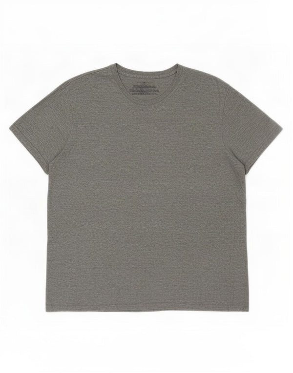 Camiseta Tommy Hilfiger para hombre Top de algodón moteado gris medio