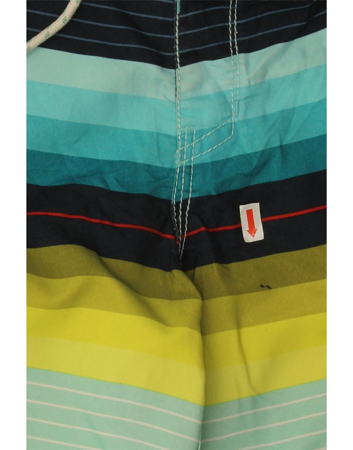 Billabong Bañador tipo shorts para niño 15-16 años Poliéster a rayas multicolor