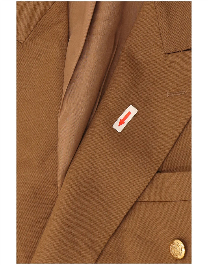 Marks & Spencer Chaqueta tipo blazer con doble botonadura para hombre UK 42 Large Lana beige